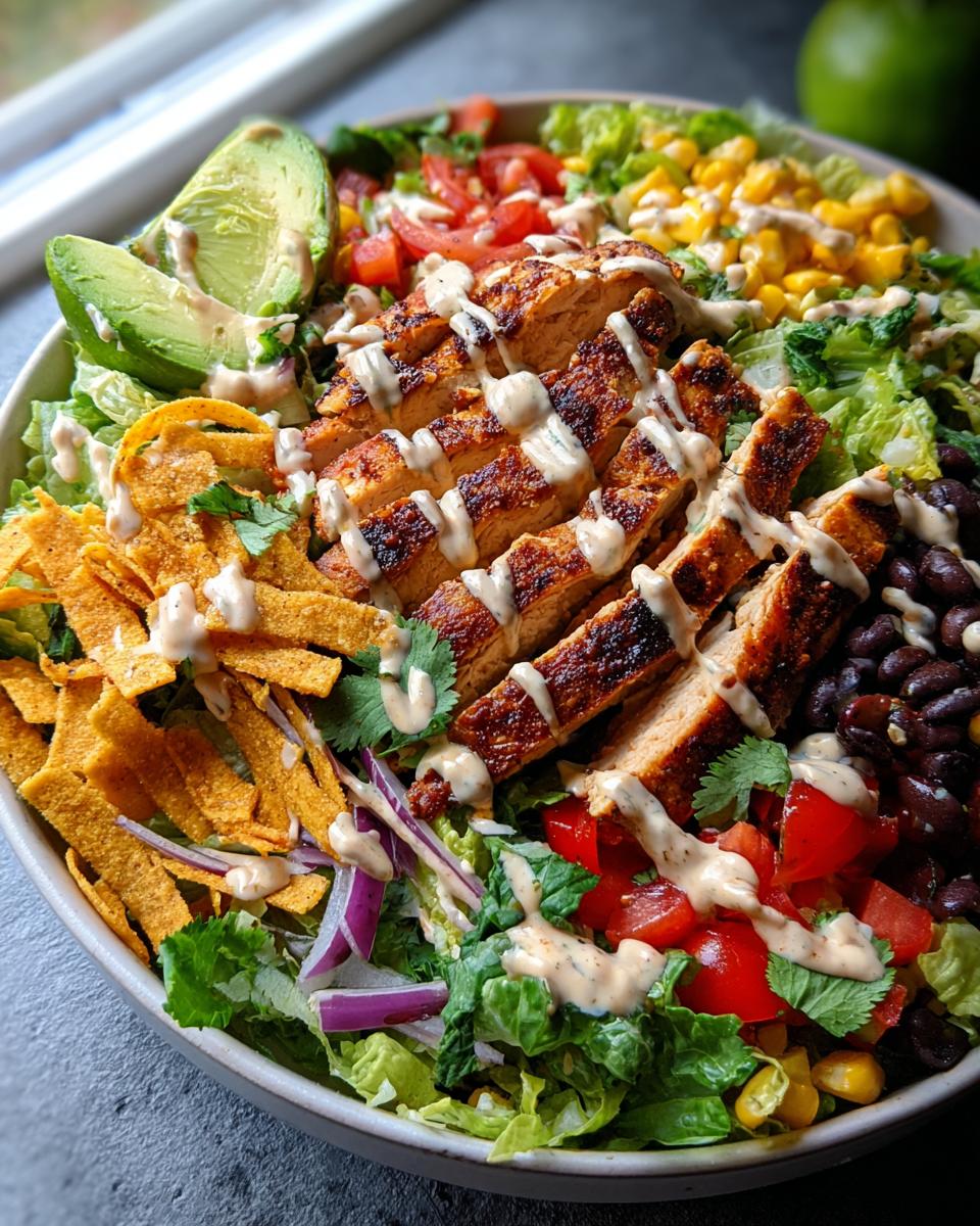 Homemade Spicy Southwest Salad - detail 2