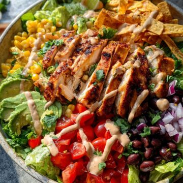 Homemade Spicy Southwest Salad