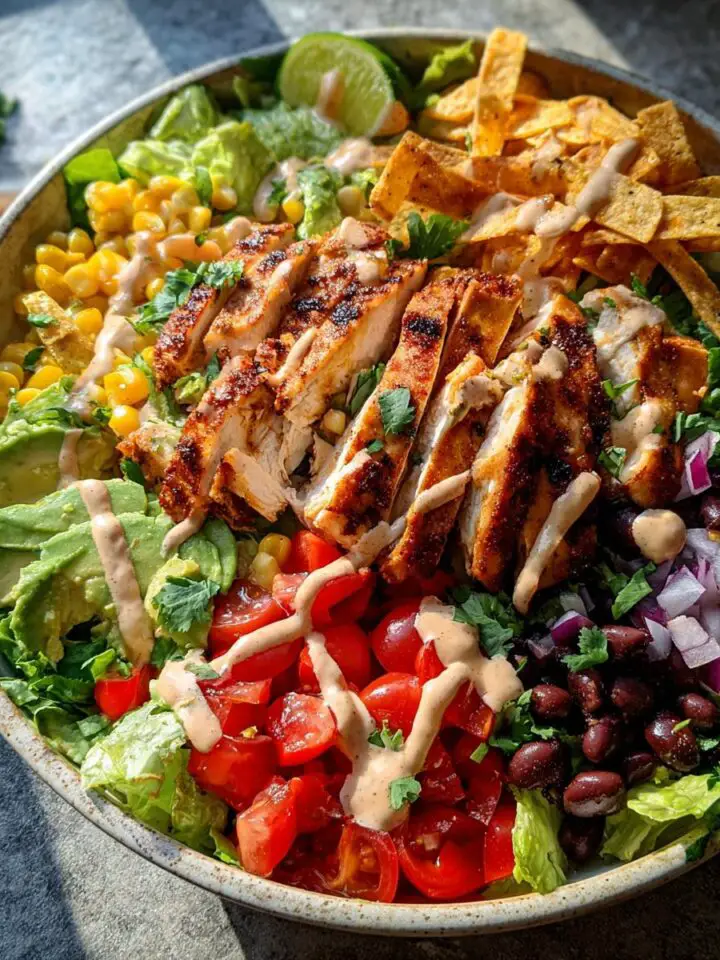Homemade Spicy Southwest Salad