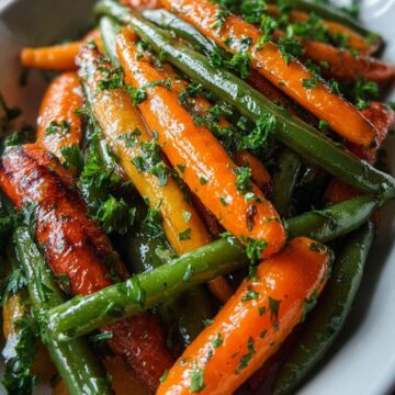Honey Glazed Carrots & Green Beans