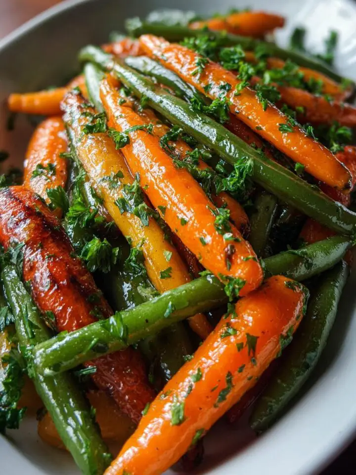 Honey Glazed Carrots & Green Beans