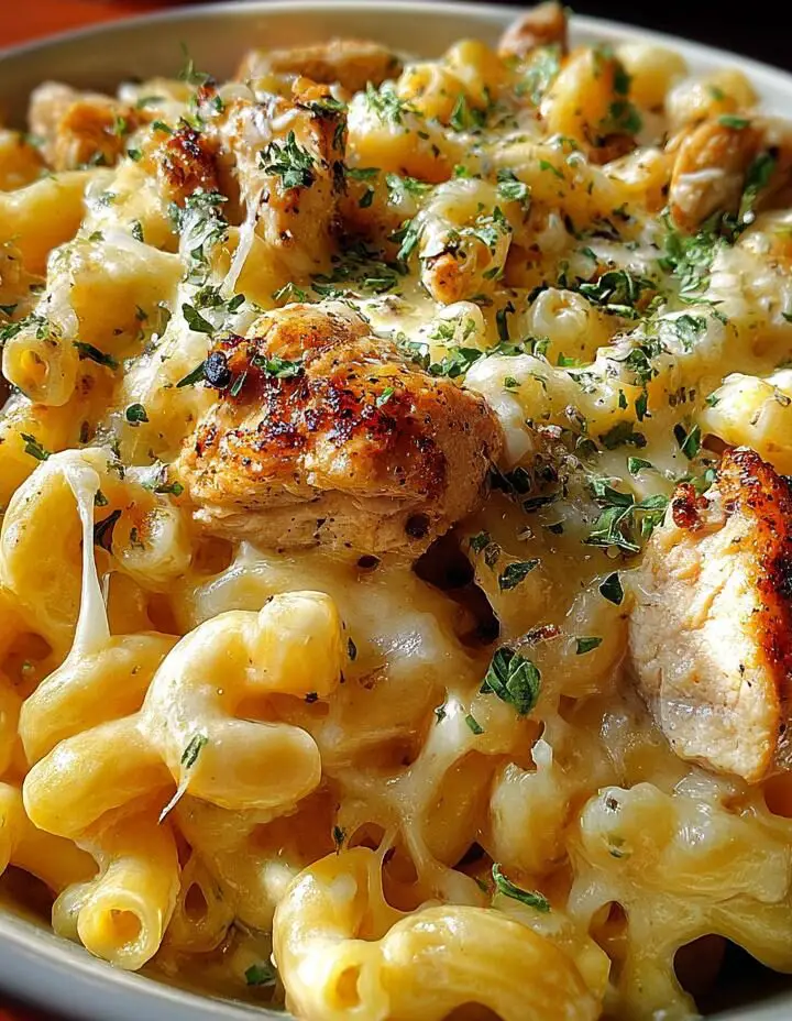 Honey Pepper Chicken Mac and Cheese