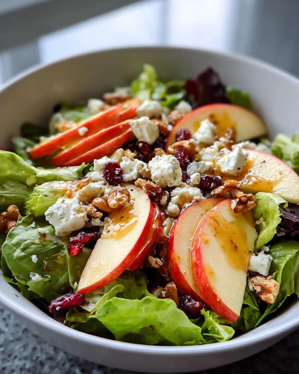 Honeycrisp Apple and Feta Salad - detail 1