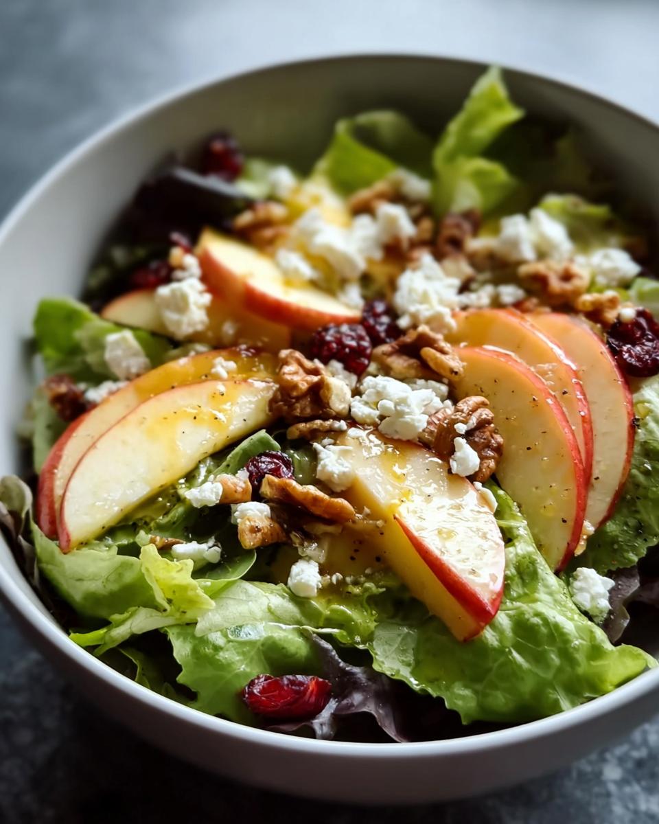 Honeycrisp Apple and Feta Salad - detail 2