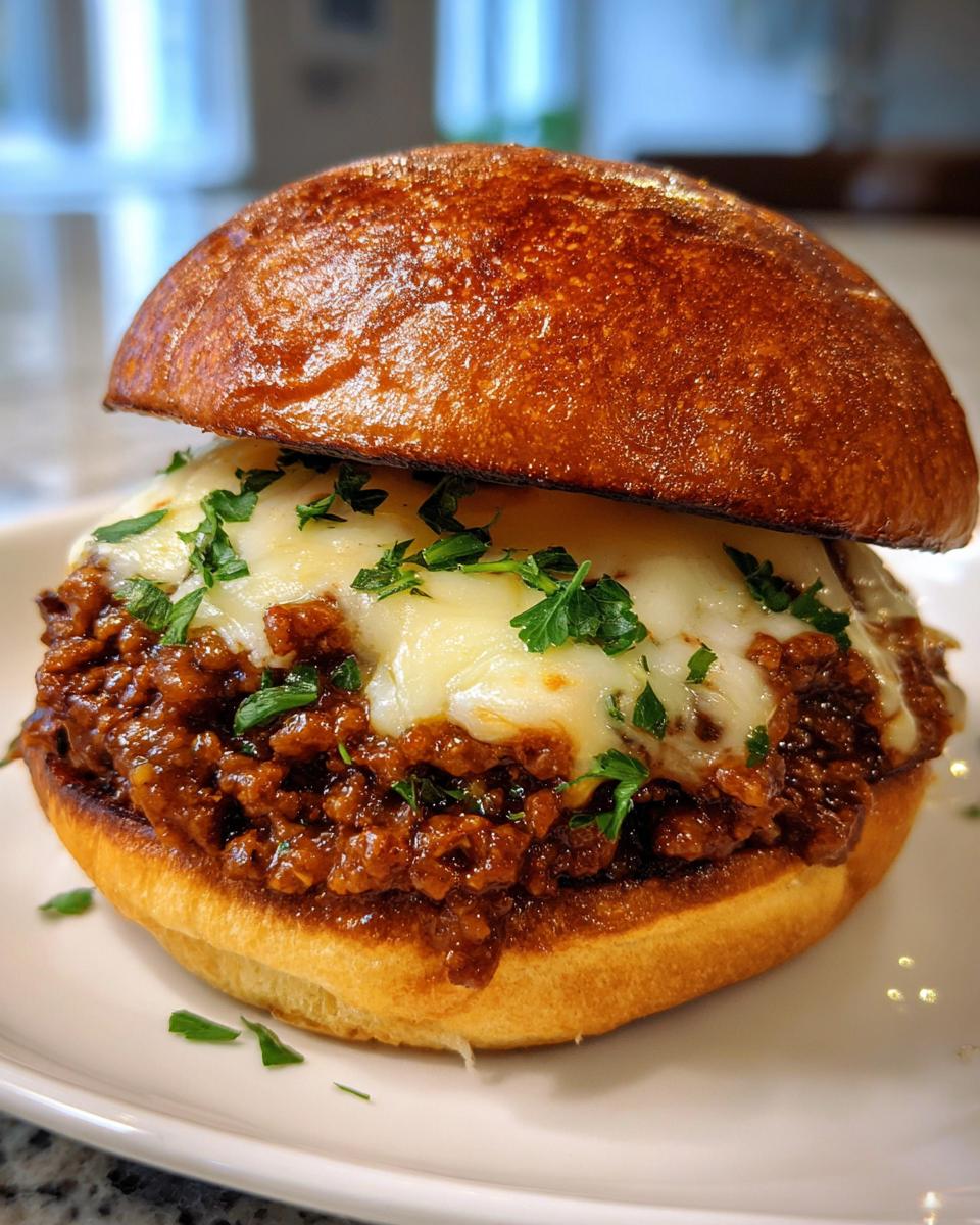 Irresistible French Onion Beef Sloppy Joes - detail 2