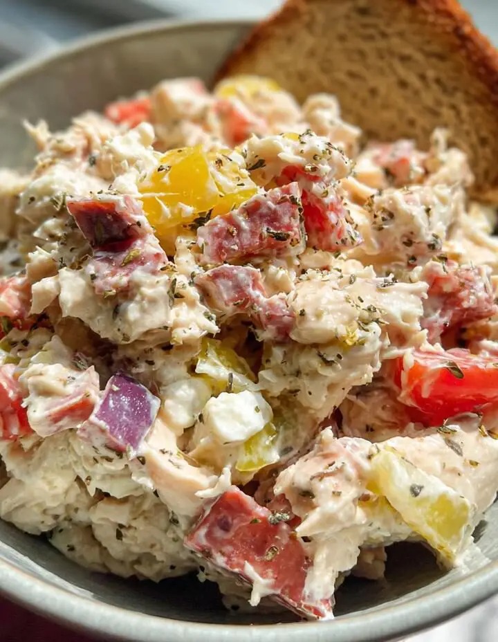 Italian Grinder Chicken Salad