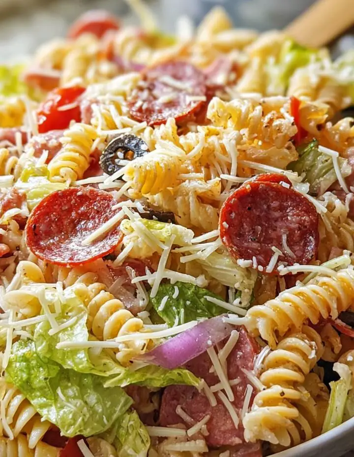 Italian Grinder Pasta Salad