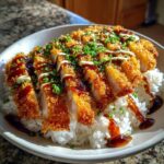 Japanese Katsu Bowls with Tonkatsu Sauce