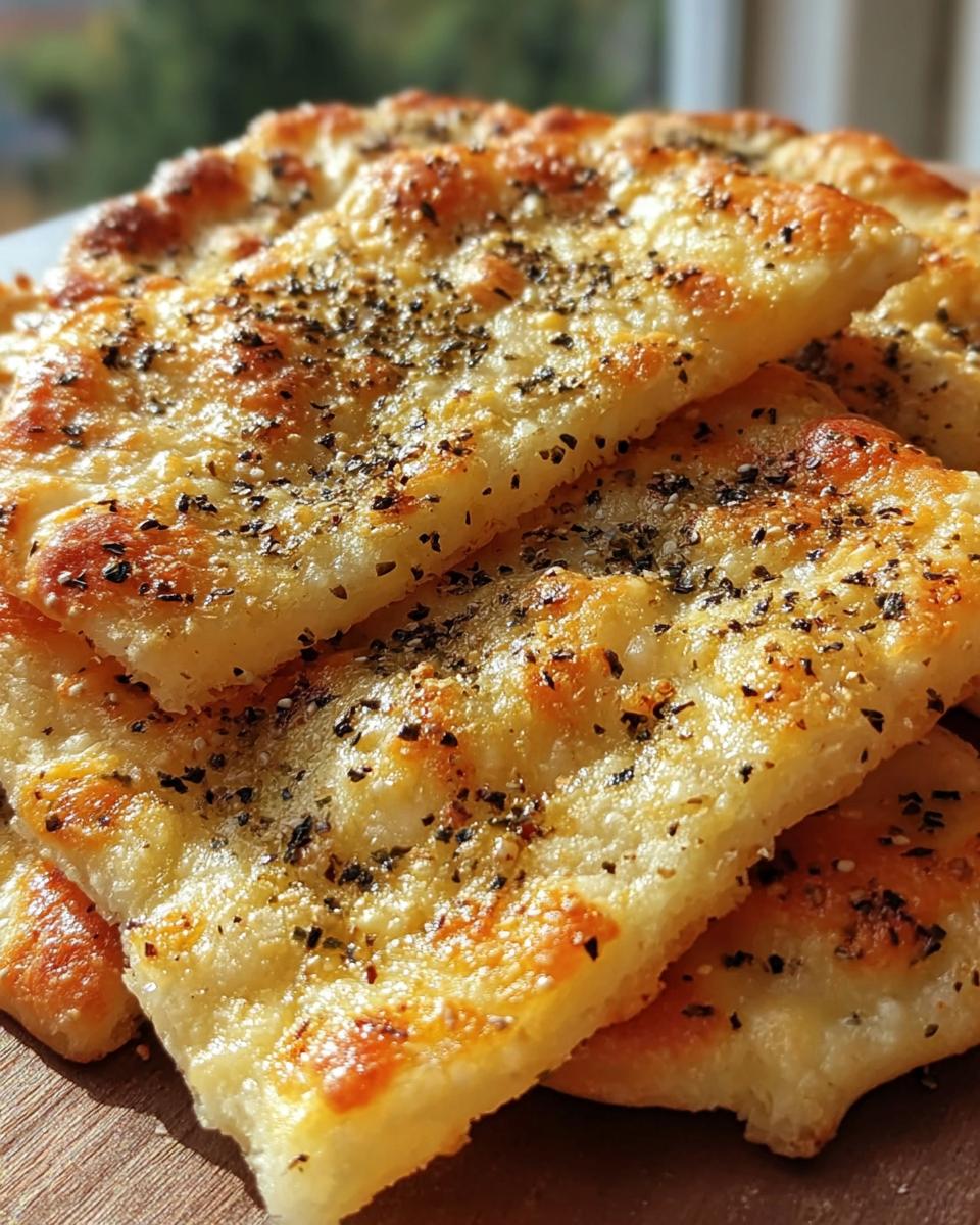Keto Cottage Cheese Flatbread - detail 2