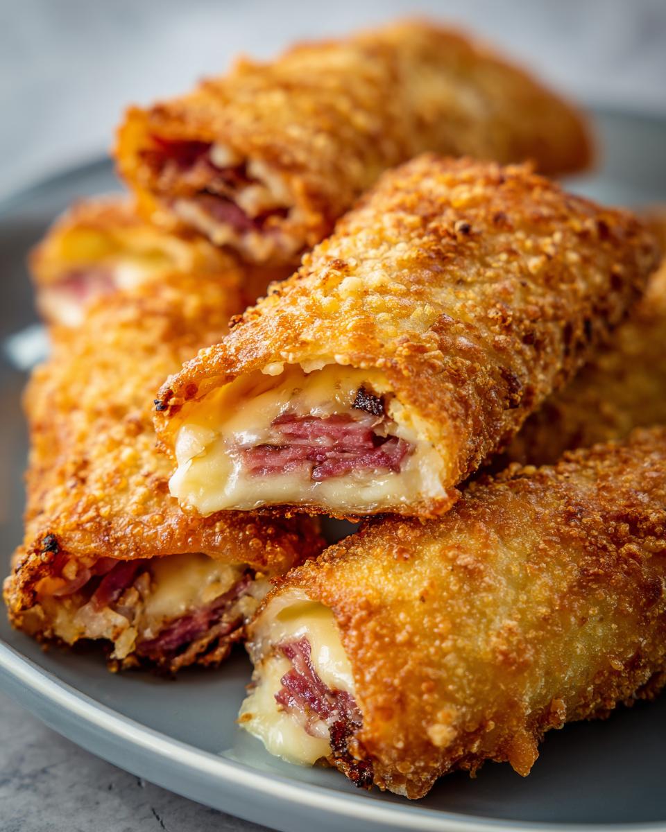 Keto Crispy Reuben Roll-Ups - detail 2