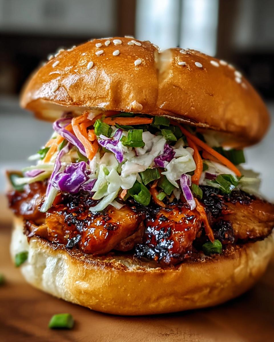 Korean BBQ Chicken Sandwich - detail 1