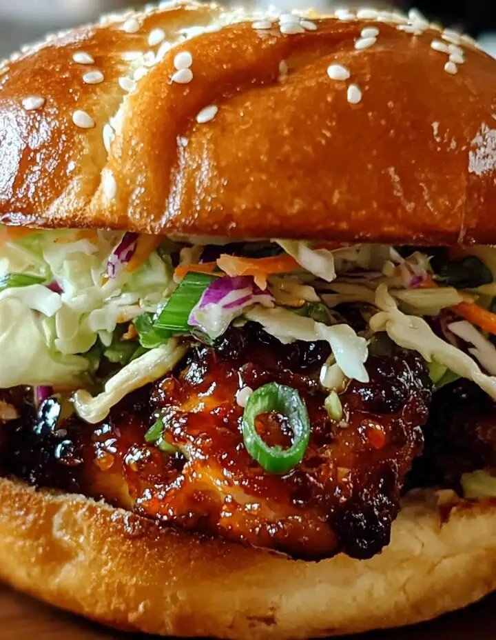 Korean BBQ Chicken Sandwich