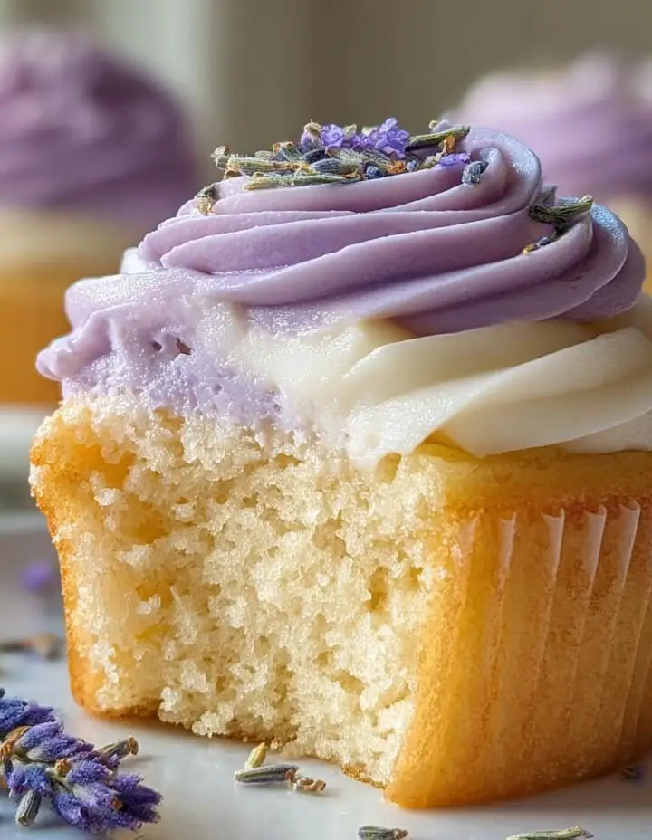 Lavender Honey Cupcakes