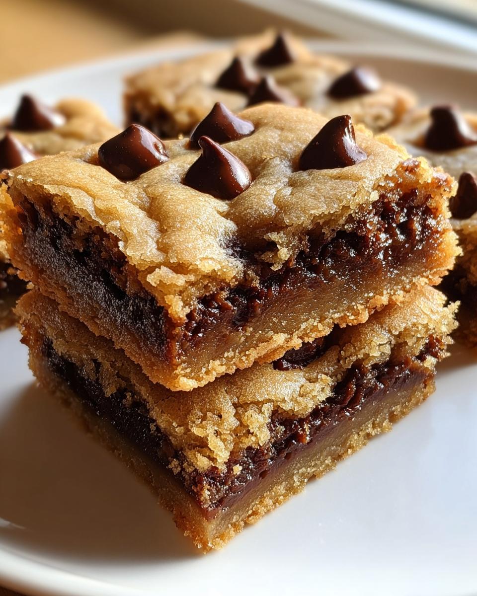 Lazy Chocolate Chip Cookie Bars - detail 1