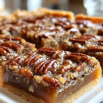 Lazy Girl Pecan Pie Bars