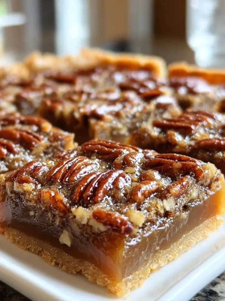 Lazy Girl Pecan Pie Bars