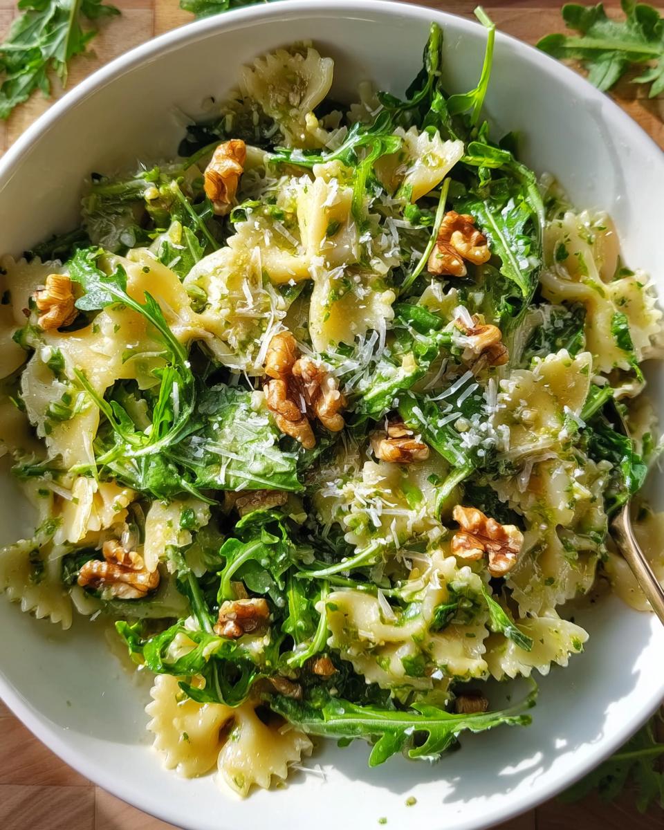 Lemon Arugula Pasta Salad - detail 1