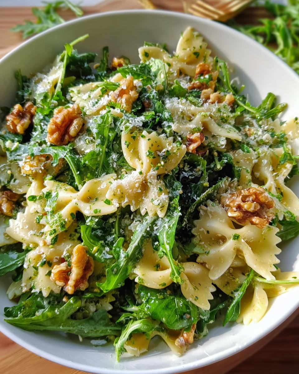 Lemon Arugula Pasta Salad - detail 2