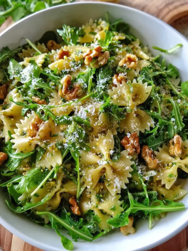 Lemon Arugula Pasta Salad