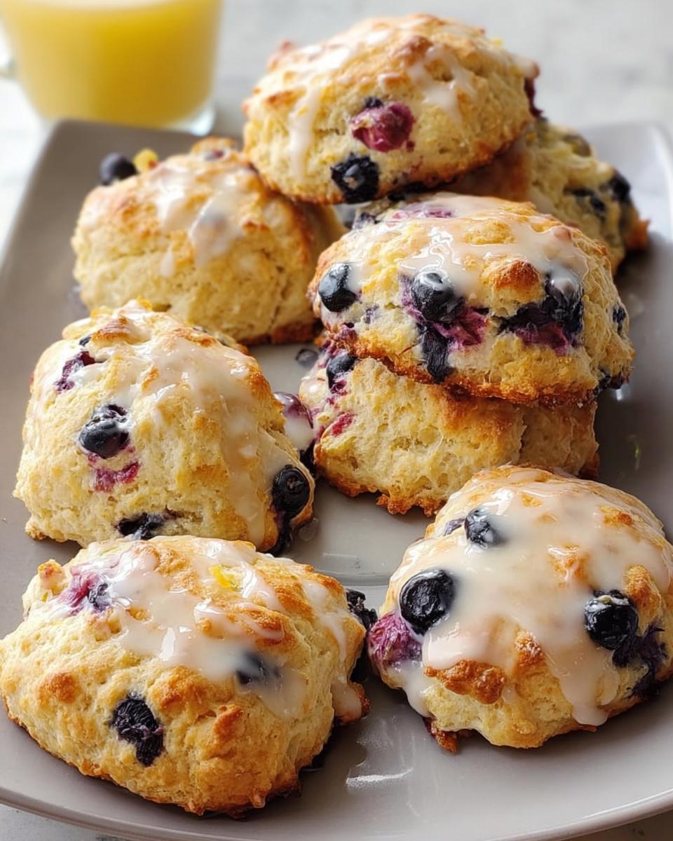 Lemon Blueberry Scones - detail 2
