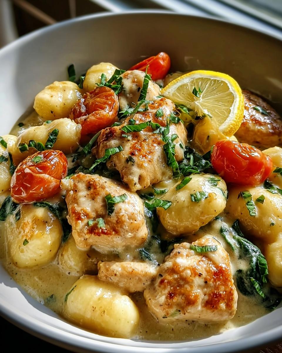 Lemon Chicken Gnocchi - detail 1