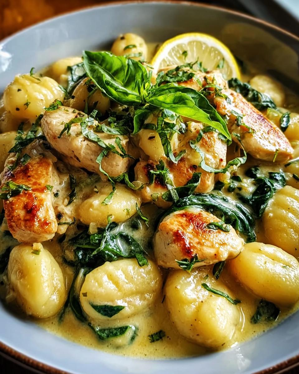 Lemon Chicken Gnocchi - detail 1