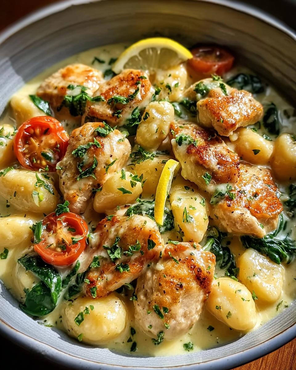 Lemon Chicken Gnocchi - detail 2