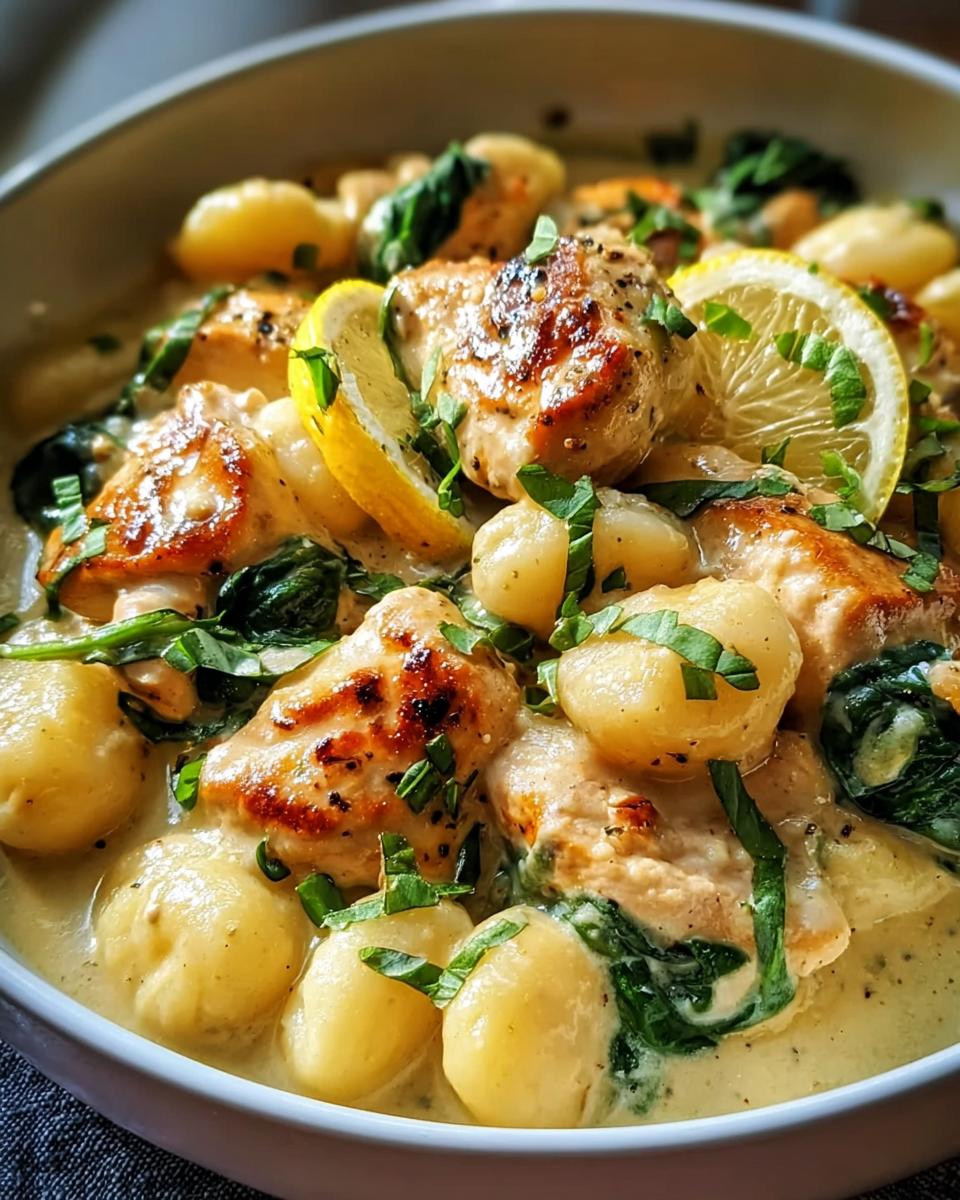 Lemon Chicken Gnocchi - detail 2