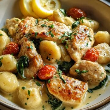 Lemon Chicken Gnocchi