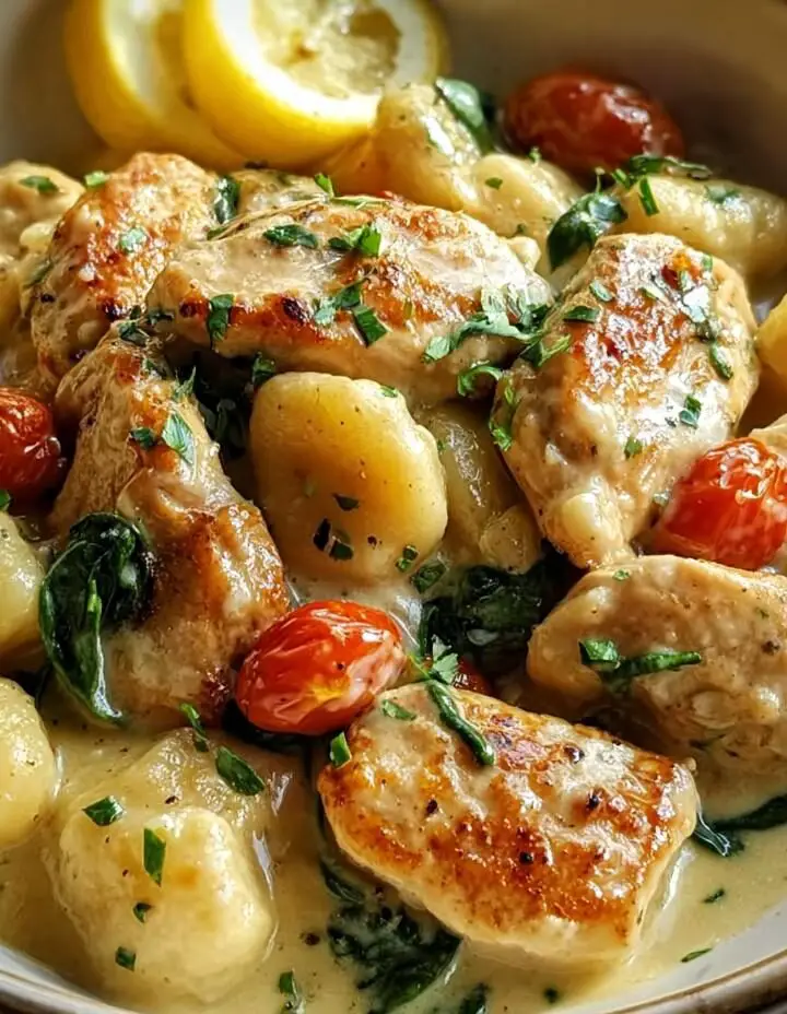 Lemon Chicken Gnocchi