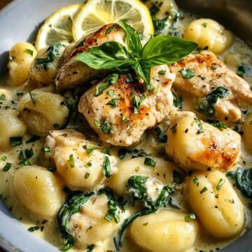 Lemon Chicken Gnocchi
