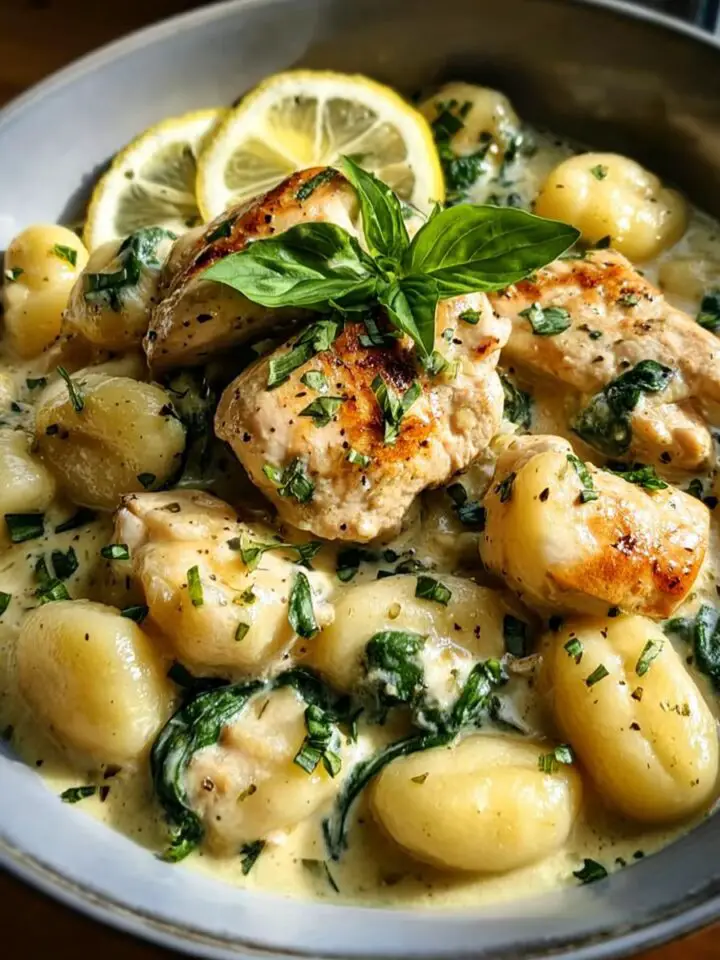 Lemon Chicken Gnocchi