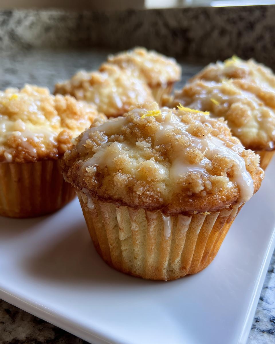 Lemon Crumb Muffins - detail 1