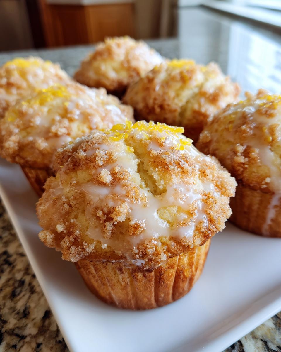 Lemon Crumb Muffins - detail 2