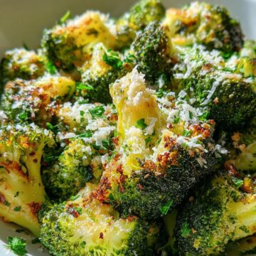 Lemon Garlic Roasted Broccoli
