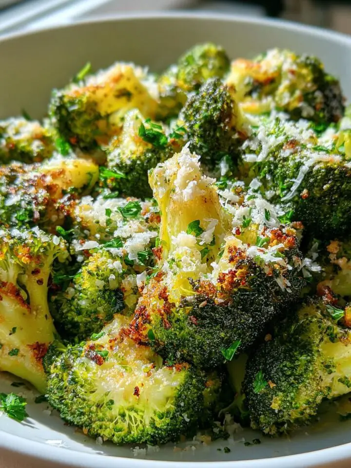 Lemon Garlic Roasted Broccoli