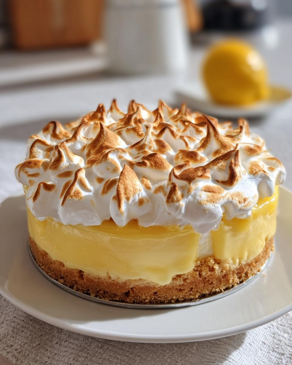 Lemon Meringue Cheesecake - detail 2