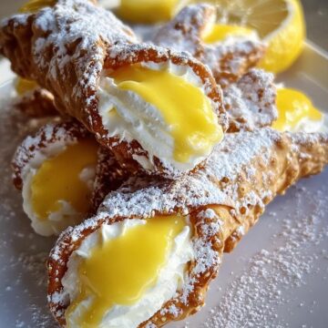 Lemon Meringue Pie Cannoli