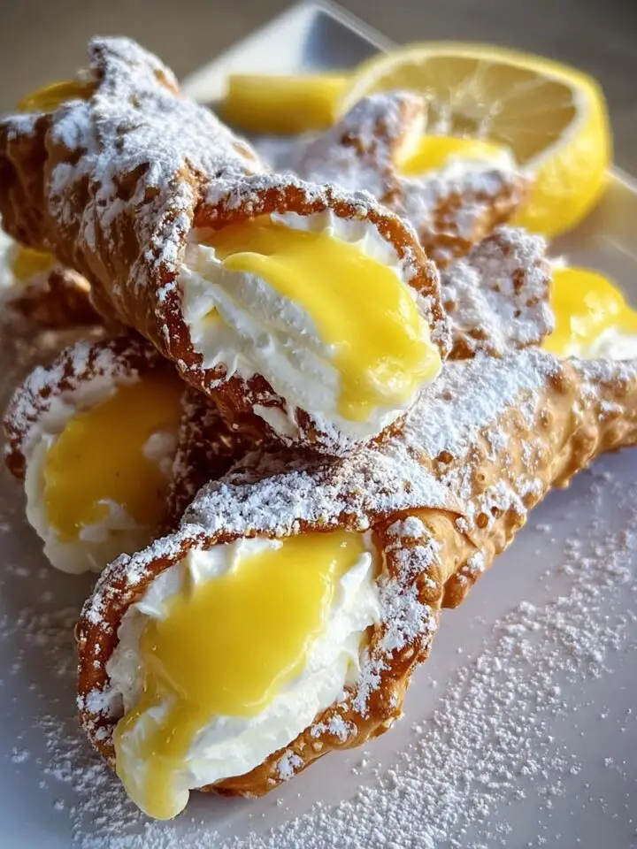 Lemon Meringue Pie Cannoli