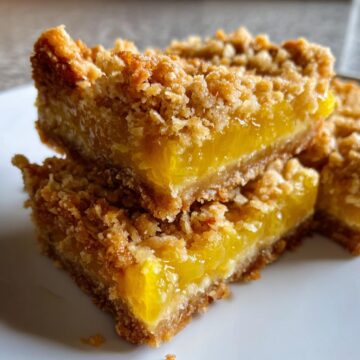 Lemon Oatmeal Crumble Bars