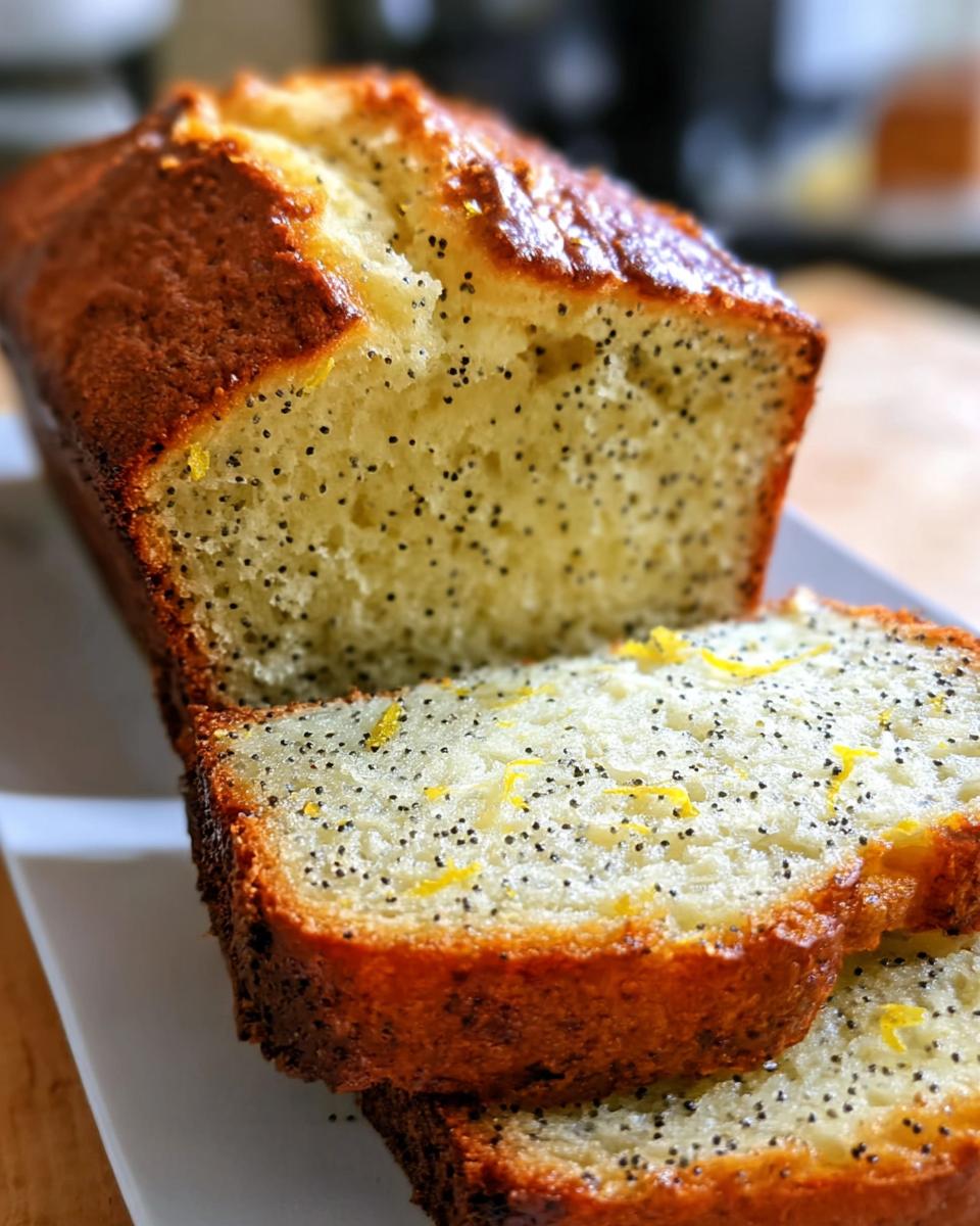 Lemon Poppy Seed Bread - detail 2