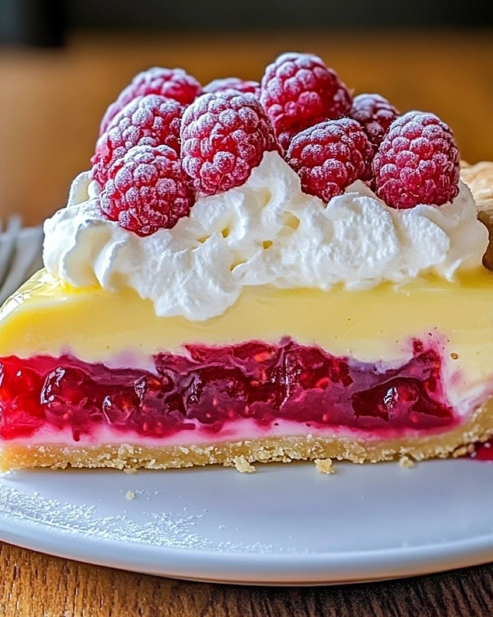 Lemon Raspberry Pie
