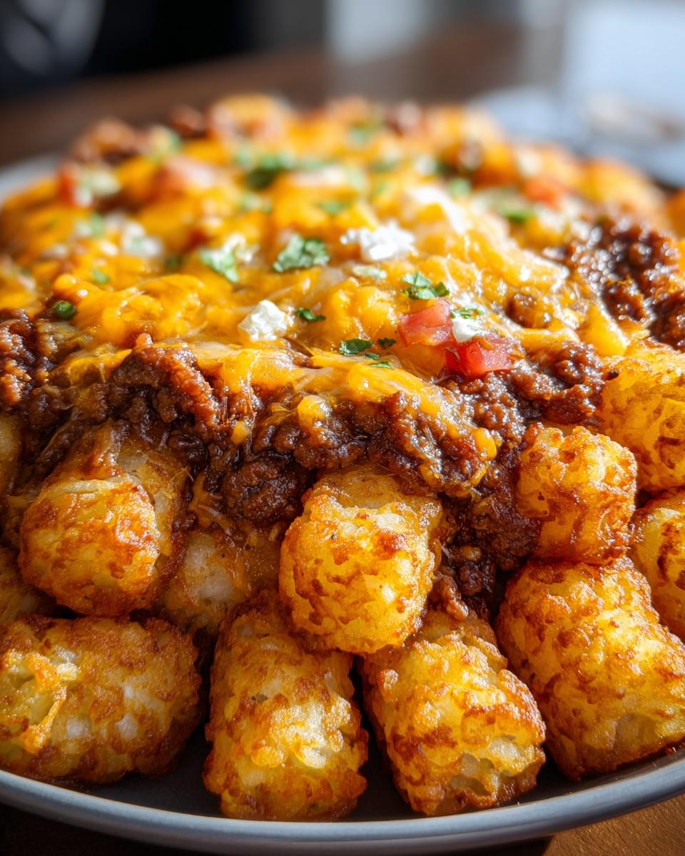 Loaded Beef Taco Tater Tot Casserole - detail 1