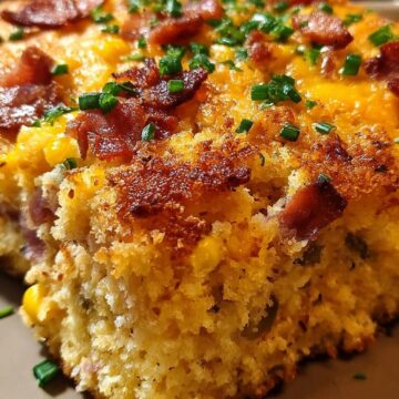 Loaded Cornbread Casserole