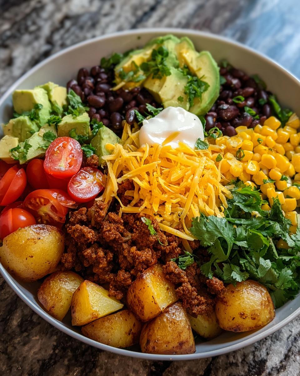 Loaded Mexican Taco Bowl - detail 2