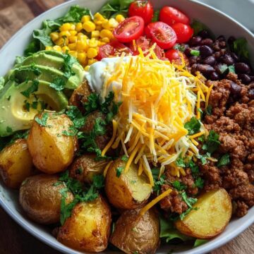 Loaded Mexican Taco Bowl