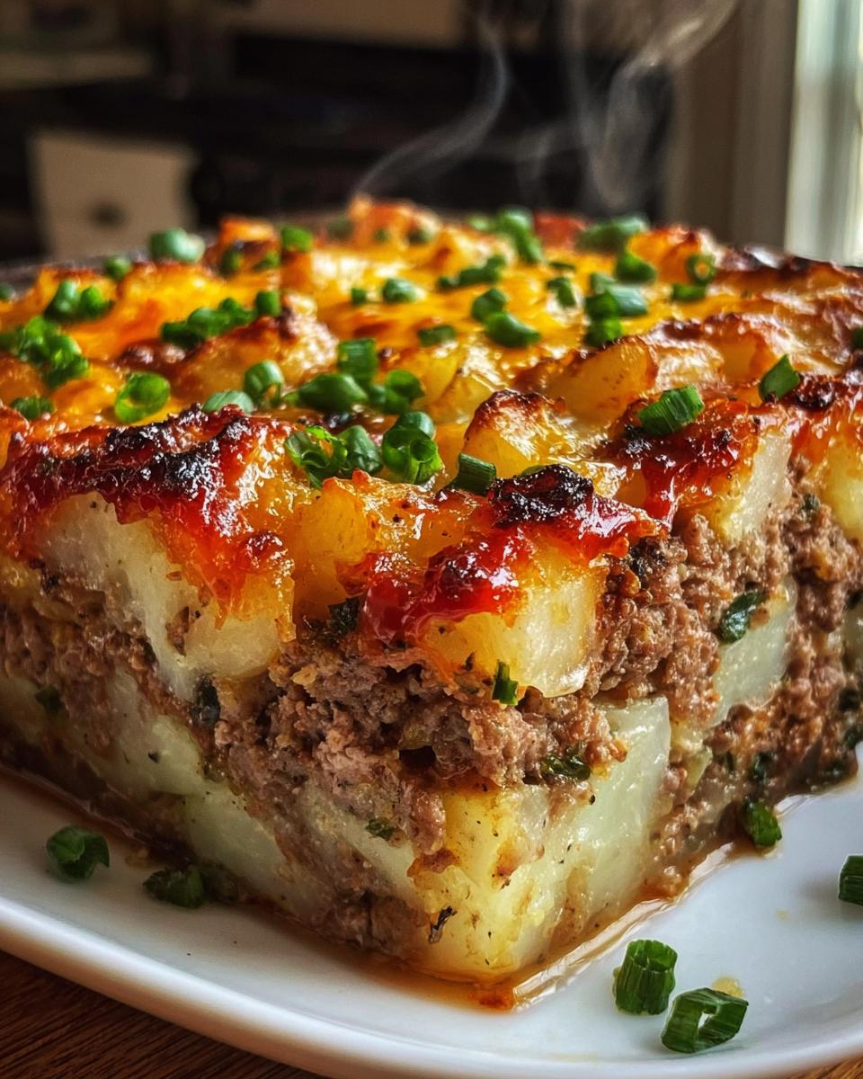 Loaded Potato & Meatloaf Casserole - detail 1
