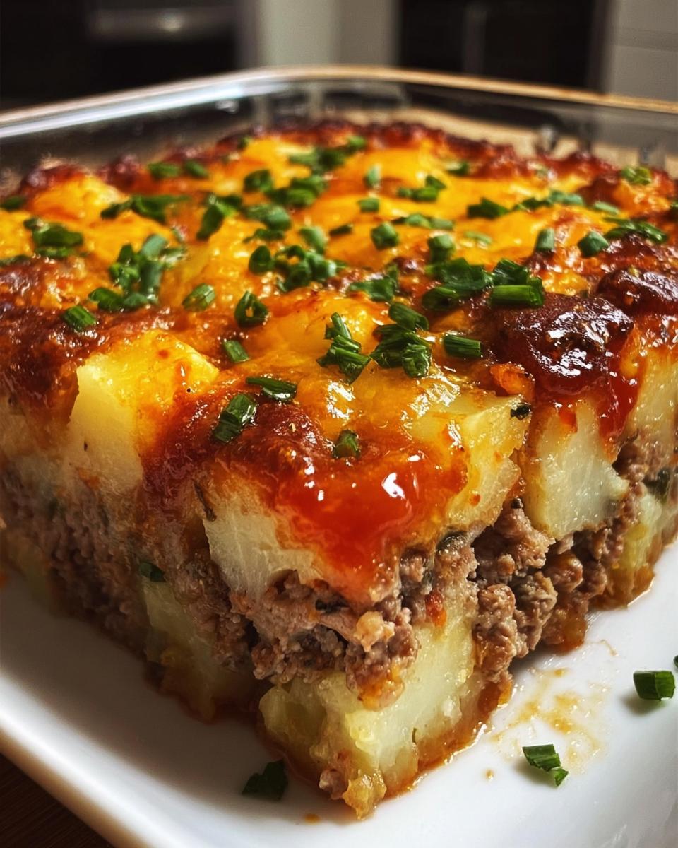 Loaded Potato & Meatloaf Casserole - detail 3