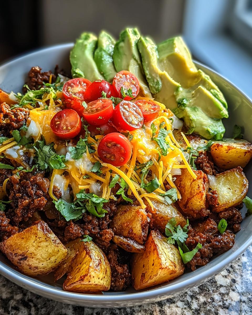 Loaded Potato Taco Bowl - detail 1