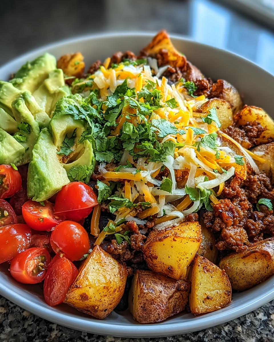 Loaded Potato Taco Bowl - detail 2